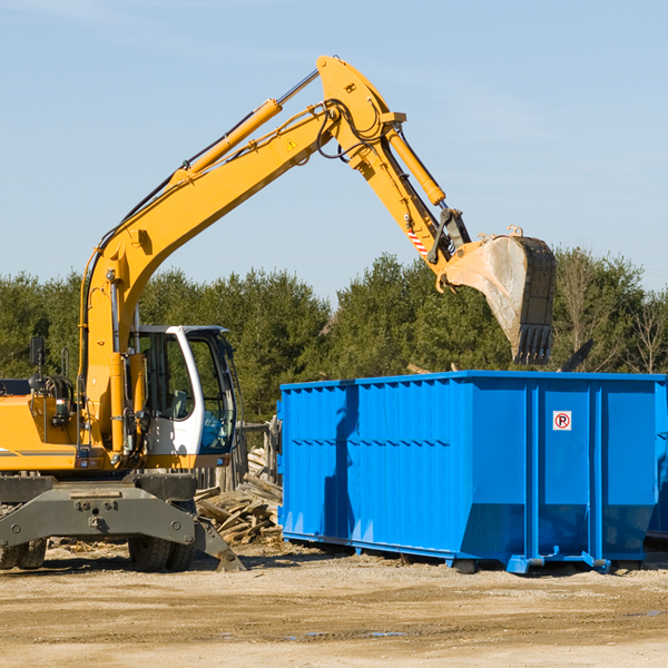 how many times can i have a residential dumpster rental emptied in La Crescenta California